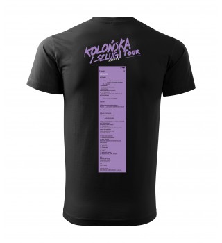 Koszulka "Kolońska i szlugi tour" setlista